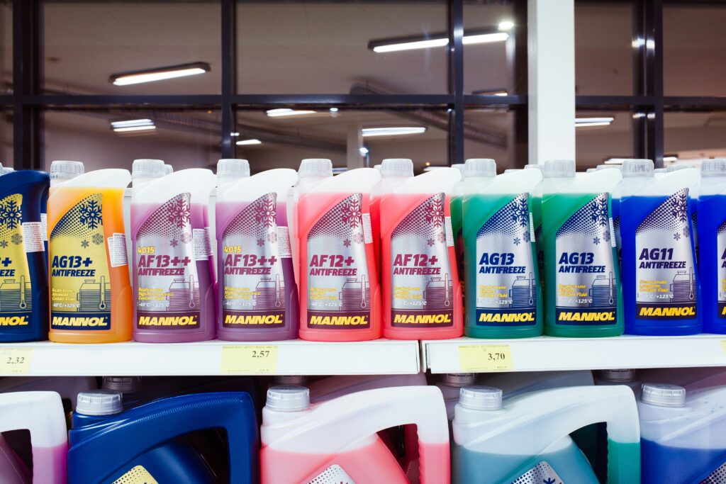 antifreeze or coolant